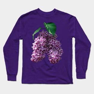 Lilacs - Two-Toned Lilacs Long Sleeve T-Shirt